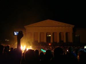Fire Display at the Botaniska trädgården, at a cultural fair in Uppsala, Sweden