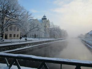 A scene of winter in Uppsala