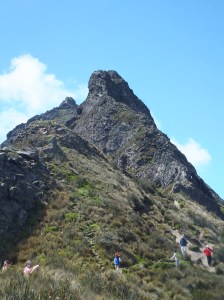 Pichincha Volcano from our calling-it-quits point after we were too tired to continue 