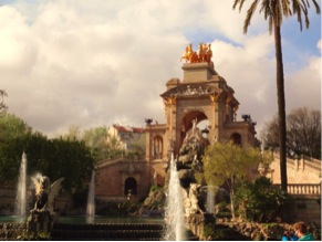 One of my famous images of the city, the fountains in this park were absolutely gorgeous!