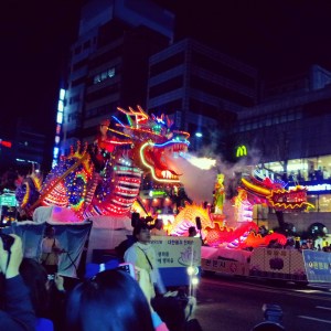 Dragon at Buddha birthday