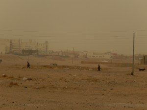 A view of Sainshand town.