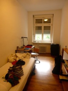 My plain dorm room