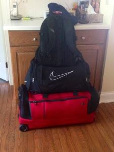 My bags are packed and ready to go