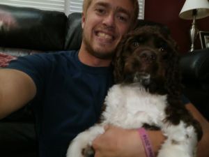 One of the hardest parts about leaving has been saying goodbye to my dog, Louie. Oh yea, and my parents and sister, too