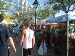 My buddies and I milling around downtown Kralendijk during the festivities of Dia di Boneiru