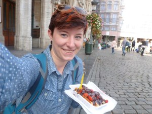 ​Behold the beauty of the Liège waffle.