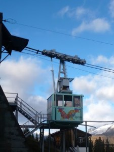 ​The cable car we took our second day in the Swiss Alps.