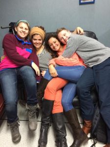 Joy, Sam, Mitch and I