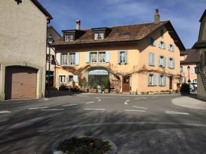 The houses in Tolochenaz were all so cute and quaint, I would never imagine such a small city for such a big star