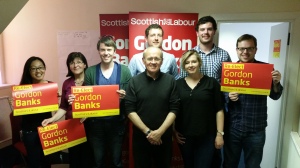 The Labour campaign team to re-elect Gordon Banks! He has served as an MP for the past 10 years already!