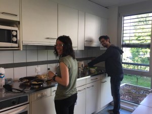 I have been combating the feeling that time is slipping by organizing pancake breakfasts on my hall (and forcing everyone to come!) These are some of my close friends that I have made in my dorm, and they were all excited to try ‘American pancakes made by a real American’. Feel free to call me MasterChef.
