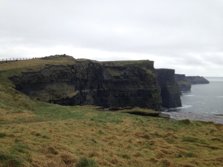 The Cliffs of Moher, a.k.a. The Cliffs of Insanity (according to The Princess Bride) or The Really, Really Scary Cliffs Dumbledore and Harry Land On (according to Harry Potter and the Half-Blood Prince