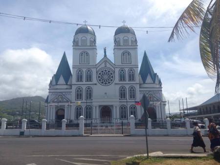 The newest Catholic Church in Samoa